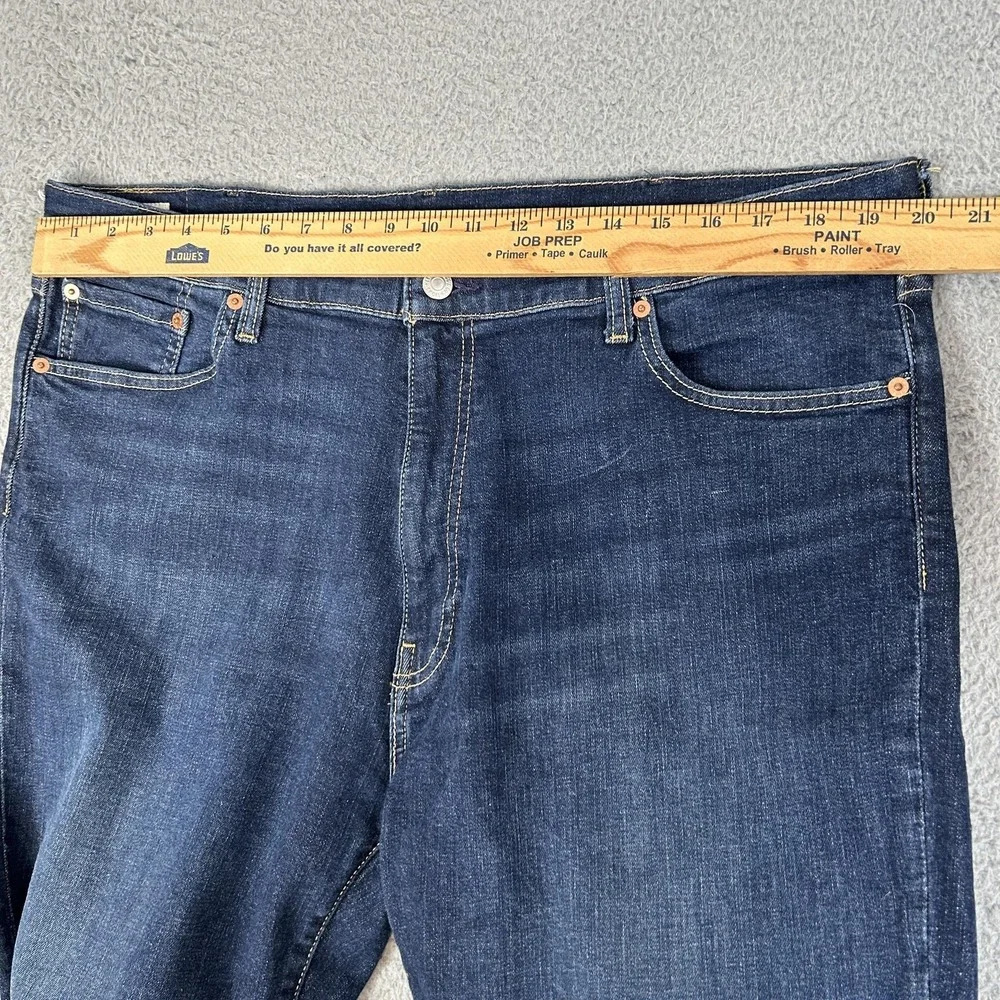 Levis 541 Jeans Mens 40x34 Blue Denim Taper Stretch Premium Big‎ E